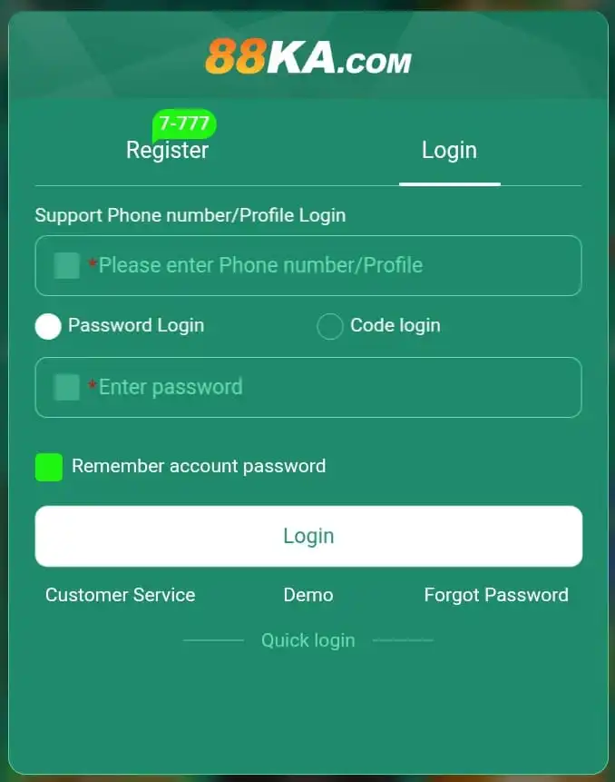 88KA Login